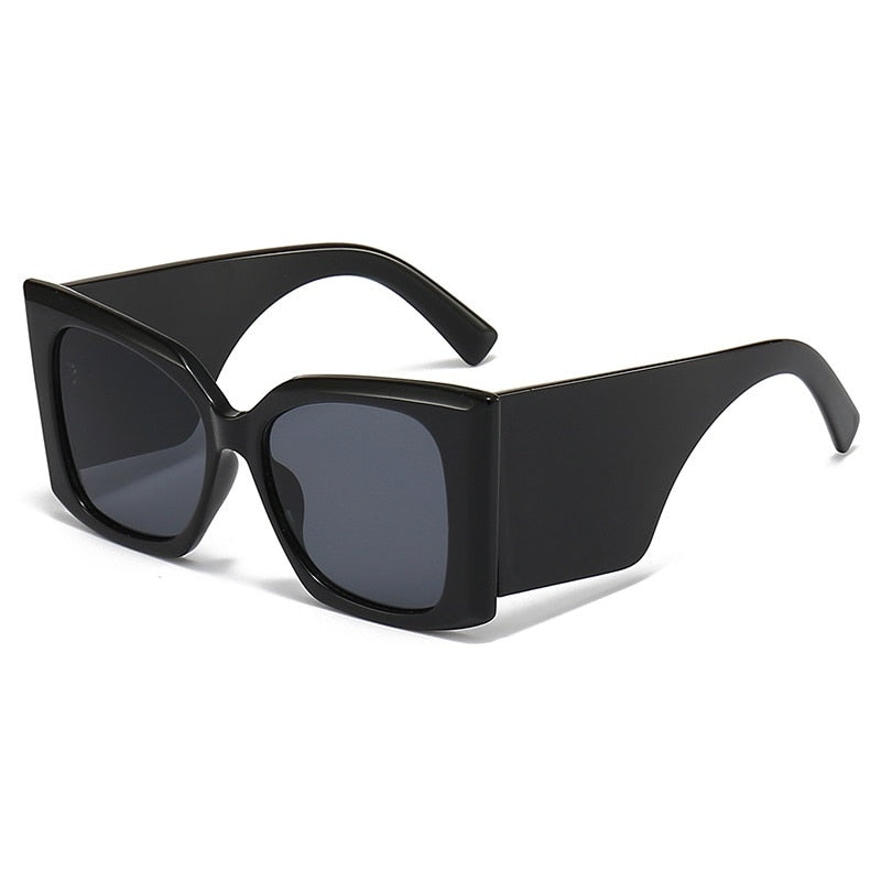 Women Oversize Square Sunglasses Men Wide Glasses Legs Travel Male Shades Female Gafas Oculos Retro Brand Designer Luxury UV400
