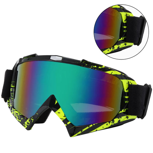 Ski Goggles With Colorful Lens Anti-Glare Anti-Collision Lens Ski Goggles Skiing Eyewear For Outdoor Sports Snowboard Skiing Acc