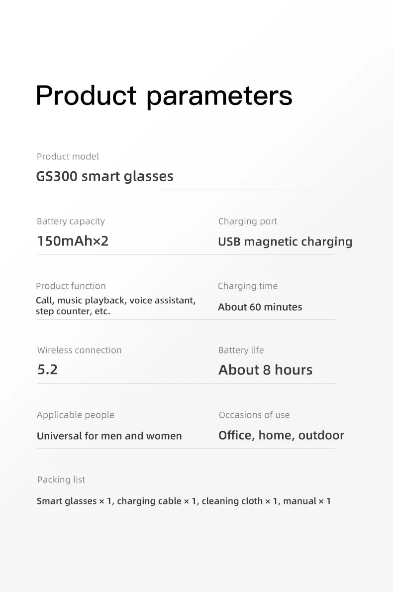 New Smart Glasses UV Protection Lenses Headphone AI Voice Bluetooth Call Gesture Control Outdoor Sport Sunglasses Women Men Gift