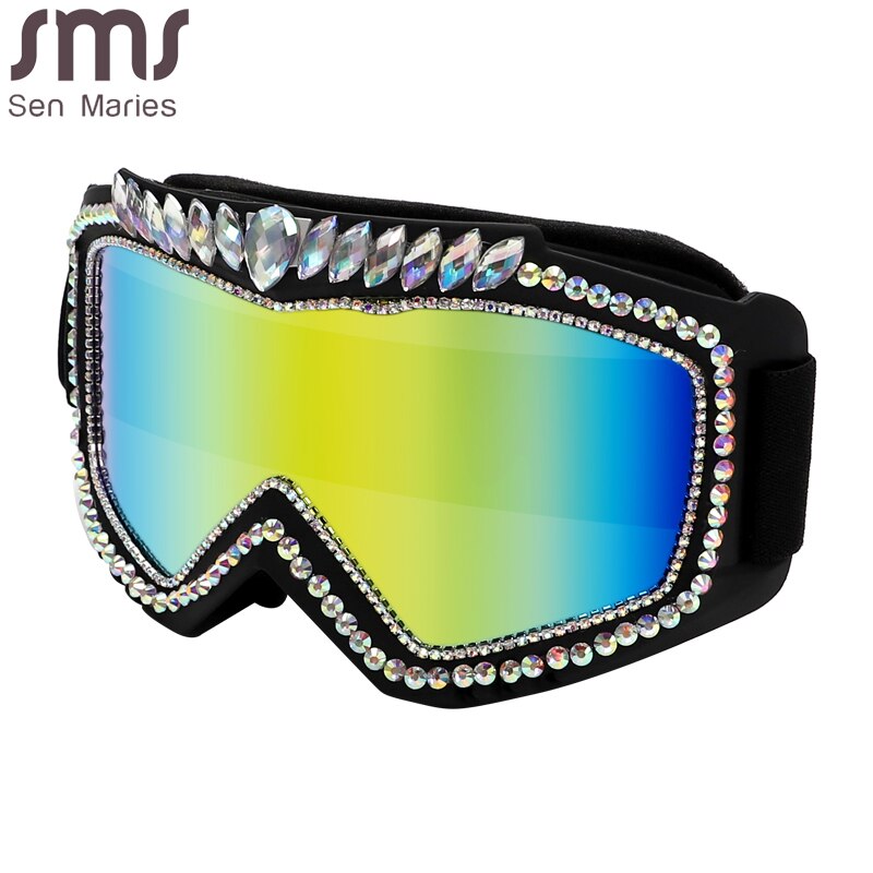 Luxury Steampunk Diamond Sunglasses Goggles Women Men Oversized Punk Rhinestone Sun Glasses Female Sports Bicycle Eyewear Shades