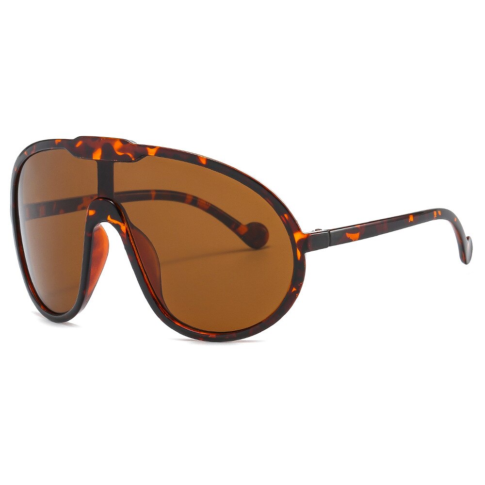 Oversized One Piece Sunglasses Goggle Women Men Brand Designer Shield Sun Glasses Vintage Punk Windproof Eyeglasses Shades UV400