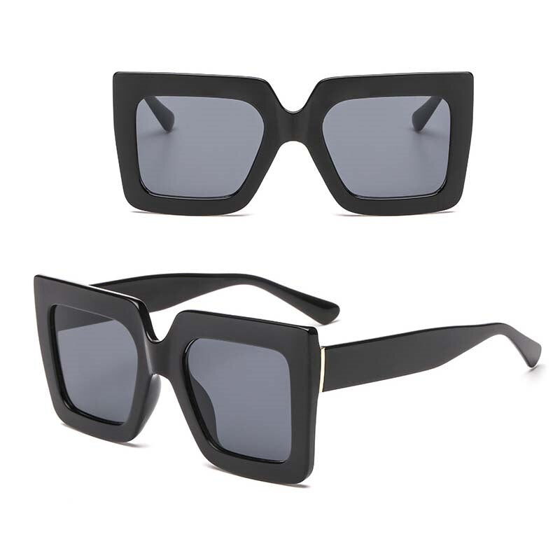 Fashion Square Crystal Diamond Sunglasses for Women 2023 New Luxury Brand Designer Big Frame Unique Gradient Black Sun Glasses