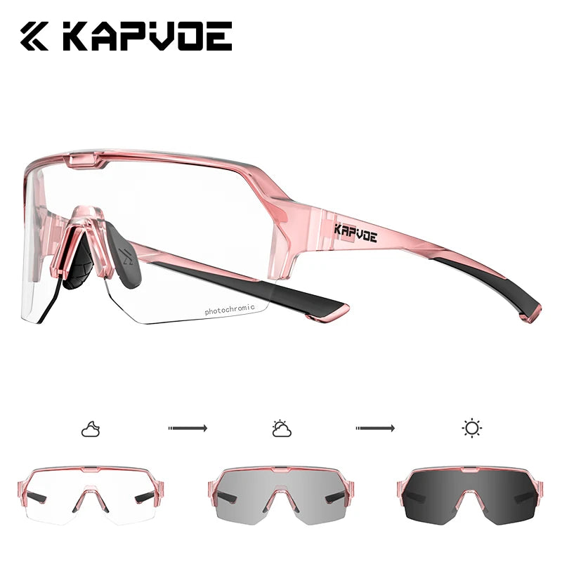Kapvoe Women's Cycling Sunglasses | UV400 Fashion Sports Shades | Driving & Baseball
