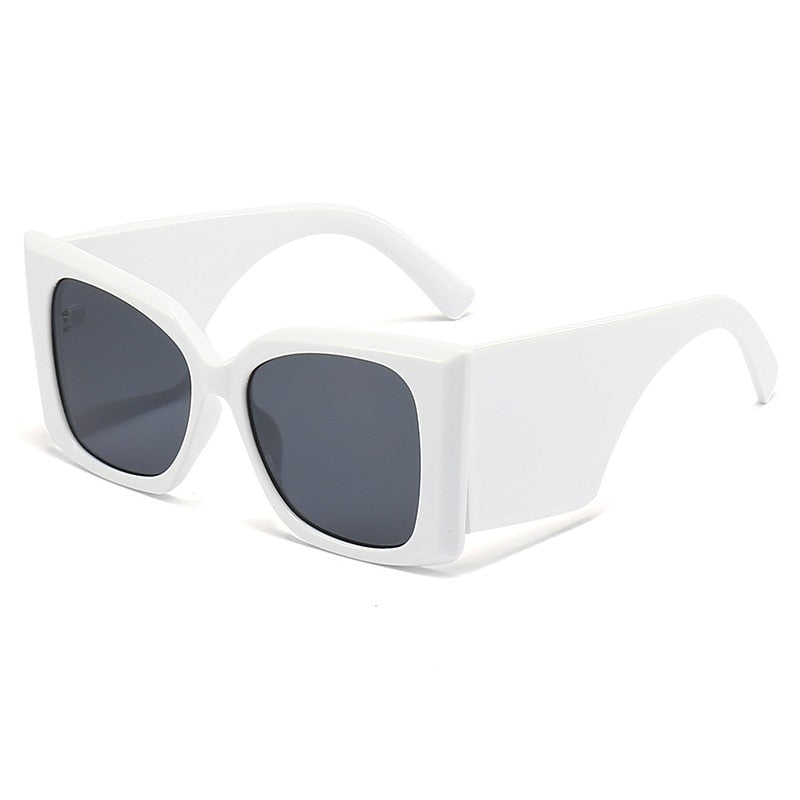 Women Oversize Square Sunglasses Men Wide Glasses Legs Travel Male Shades Female Gafas Oculos Retro Brand Designer Luxury UV400