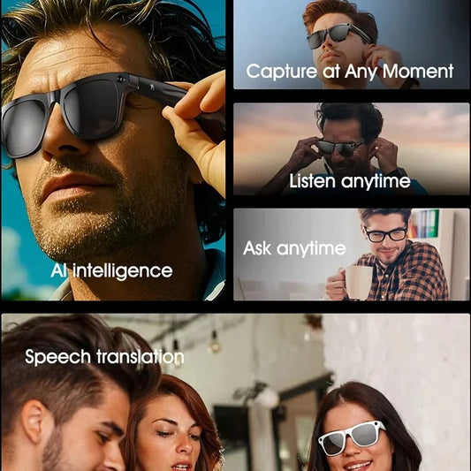 Xiaomi Mijia Smart Glasses | Bluetooth, Camera & 75-Language AI Translation
