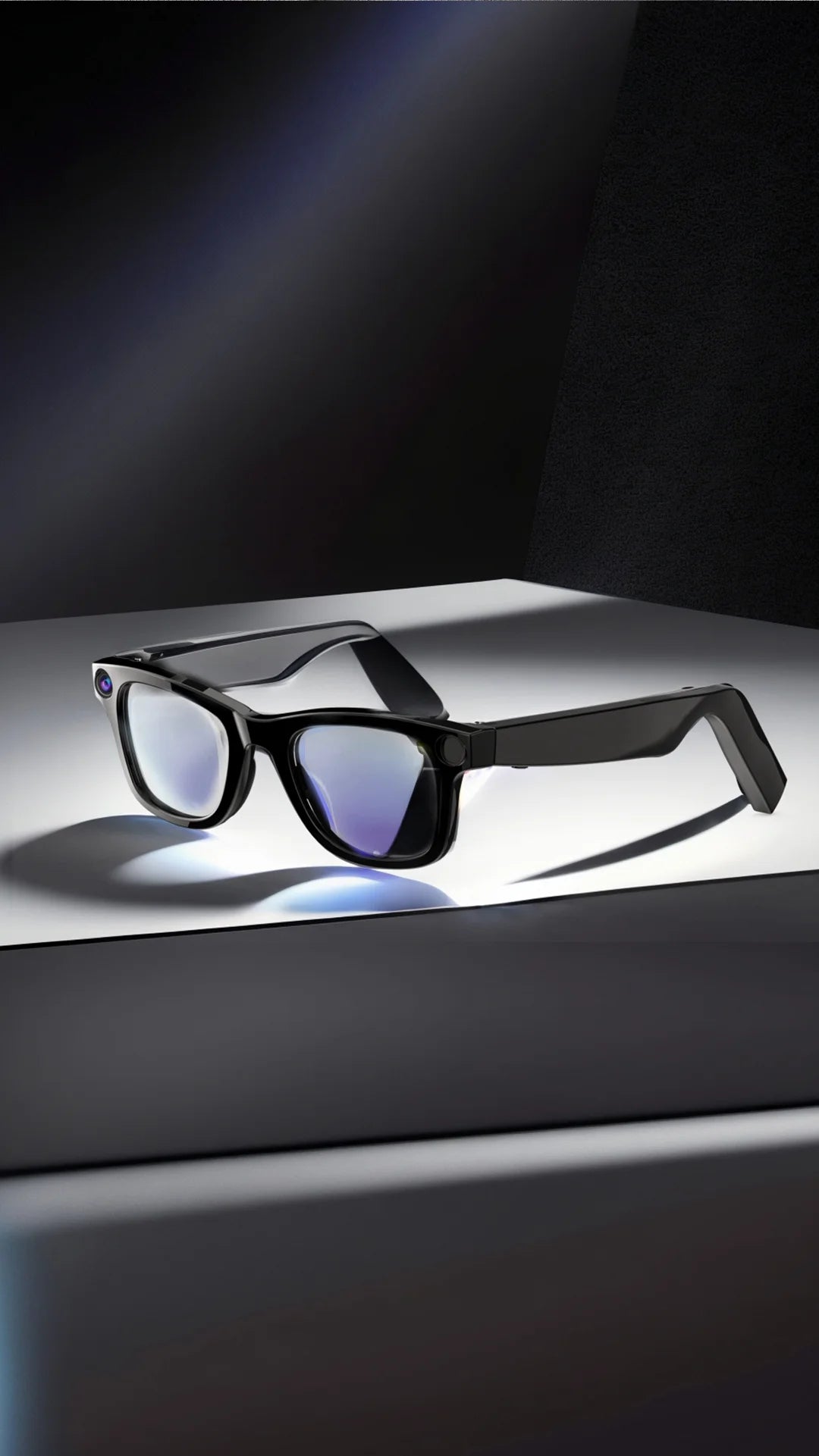 AI Eyeglasses Video Voice Call Noise Cancellation Wireless Bluetooth Headset HD Anti-Shake Camera Contact Glasses Goggles