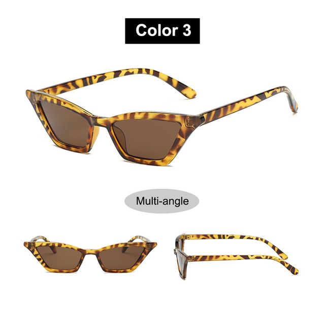 1PC Sexy Cat Eye Triangle Sunglasses Retro Female Eyewear UV400 Sun Glasses Polarized Streetwear Trending Fashion Ladies Glasse