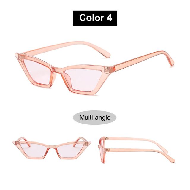 1PC Sexy Cat Eye Triangle Sunglasses Retro Female Eyewear UV400 Sun Glasses Polarized Streetwear Trending Fashion Ladies Glasse