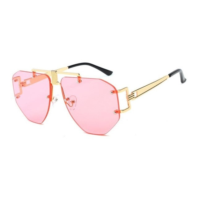 2019 Luxury Designer Women Sunglasses Vintage Rimless Ladies Fashion Sun Glasses New 2019 Summer Shades