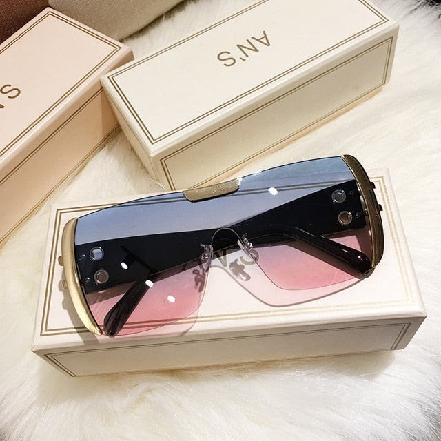 2022 High Quality Women Sunglasses New Rimless Eyewear Outdoor Sports gafas de sol de los hombres UV400