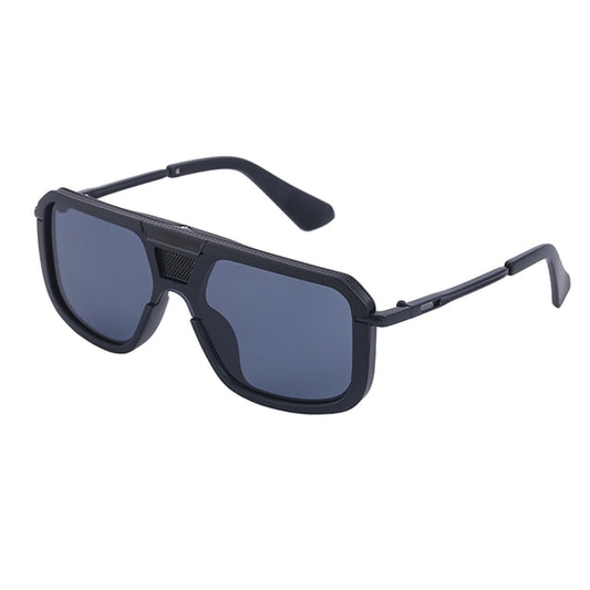 2022 New Retro Double Bridges Men Sunglasses Fashion Black Clear Eyewear Trending Hollow Leopard Blue Sun Glasses Men Women Shad