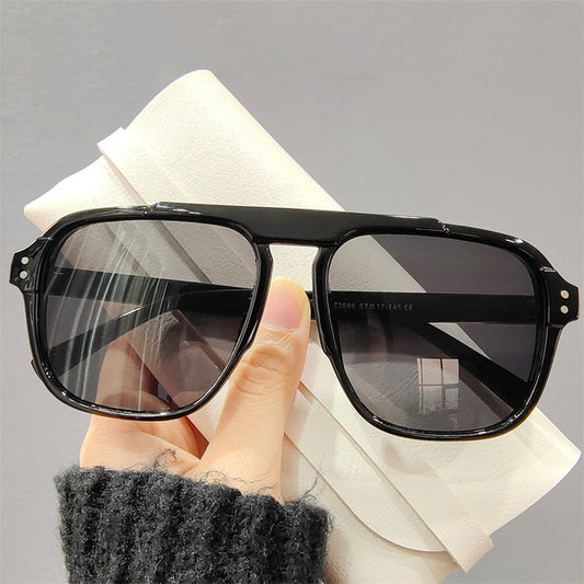 2022 Oversize Frame Fashion Women Sunglasses Men Driving Cycling Sport Sun Glasses Vintage Brand Design New Shades Eyewear UV400