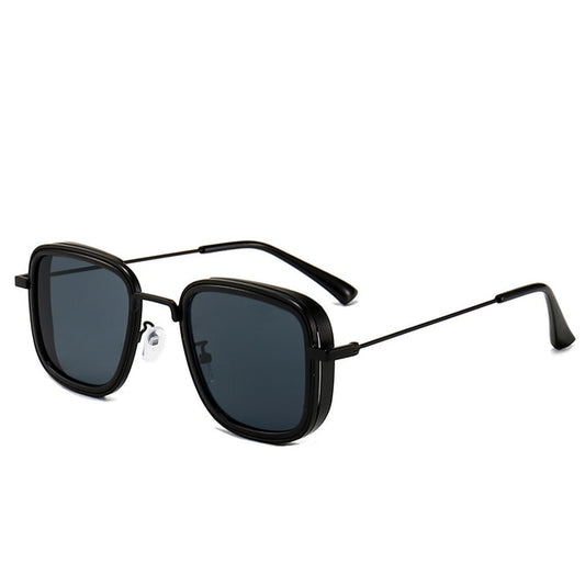 2022 Vintage Steampunk Metal Sunglasses Men Retro Square Eyewear Trendy Brand Sun Glasses Shades for Women Lunettes De Soleil