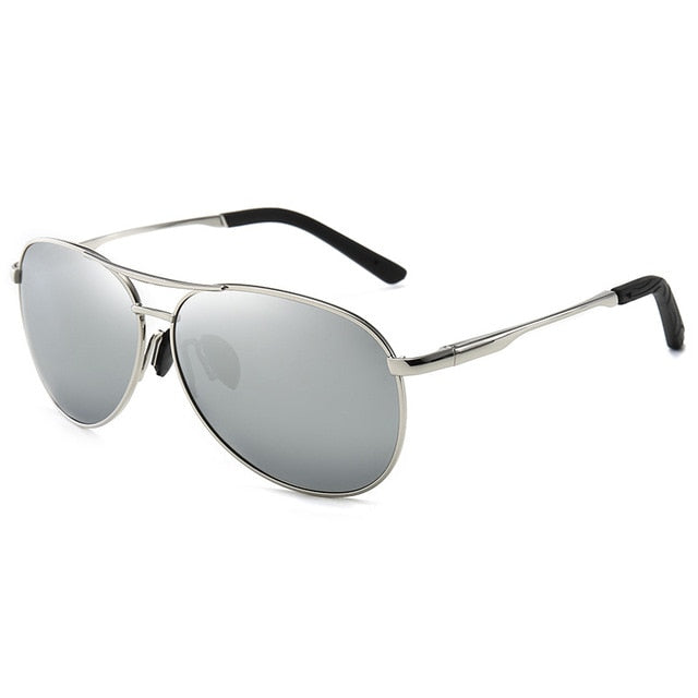 Aviation Metail Frame Polarized Sunglasses Men Color Changing Sun Glasses Pilot Male Day Night Vision Driving