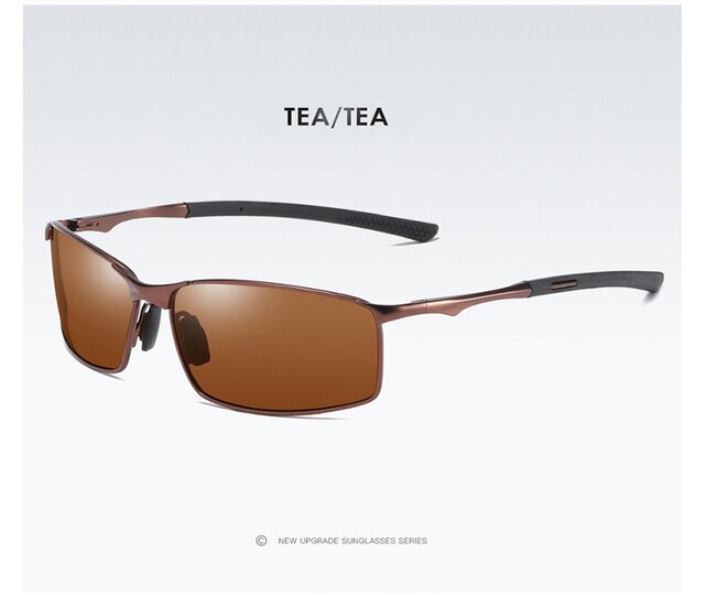 BOOROOT Alloy Frame Polarized Sunglasses Men Women Sunglasses Polarized Fashion Classic Design UV400 Outdoor Driving Sun Glasses