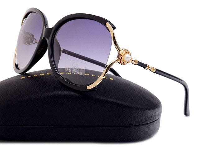 Blanche Michelle 2021 Women Sunglasses Polarized UV400 Brand Designer High Quality Gradient Sun Glasses Female oculos With Box