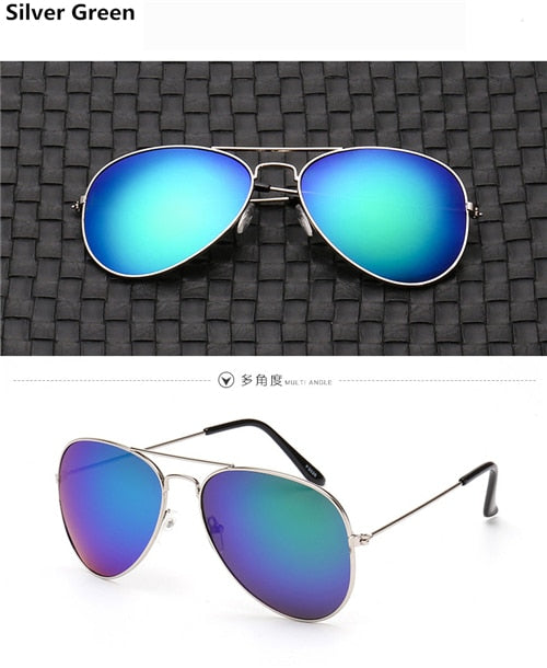 Blue pilot clear women luxury brand design eye sun glasses 2018 ladies vintage retro R3025 girls Aviation men sunglasses