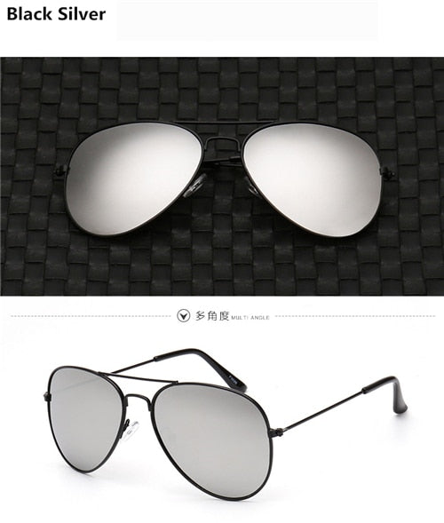 Blue pilot clear women luxury brand design eye sun glasses 2018 ladies vintage retro R3025 girls Aviation men sunglasses