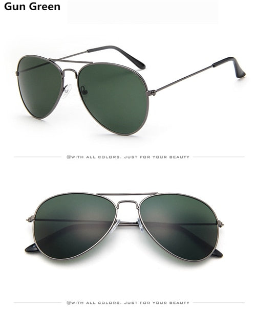 Blue pilot clear women luxury brand design eye sun glasses 2018 ladies vintage retro R3025 girls Aviation men sunglasses