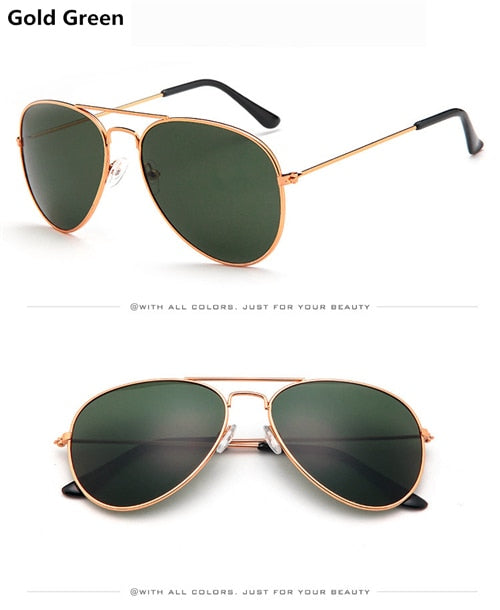 Blue pilot clear women luxury brand design eye sun glasses 2018 ladies vintage retro R3025 girls Aviation men sunglasses