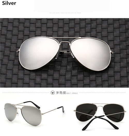 Blue pilot clear women luxury brand design eye sun glasses 2018 ladies vintage retro R3025 girls Aviation men sunglasses