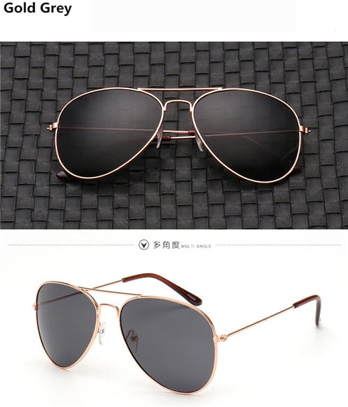 Blue pilot clear women luxury brand design eye sun glasses 2018 ladies vintage retro R3025 girls Aviation men sunglasses