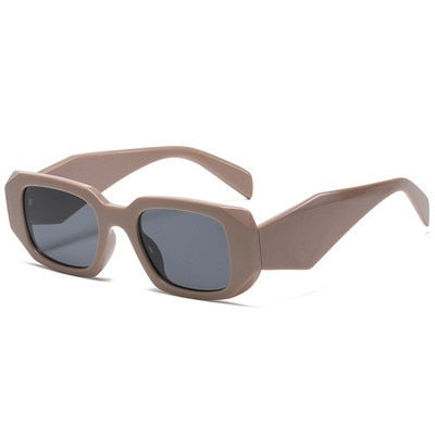 Brand Designer Women Sunglasses 2022 Vintage Ladies Irregular Square Sun Glasses Men Women UV Protection Outdoor Shades Eyewear