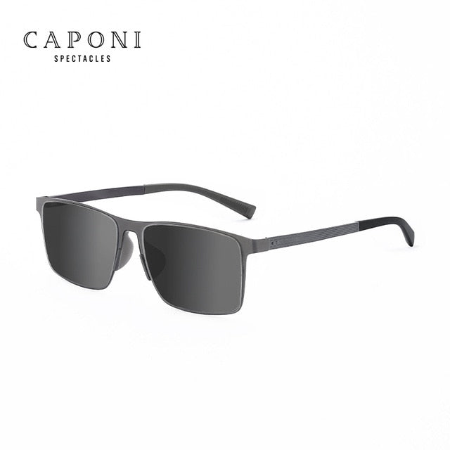 CAPONI New Germany Design Sun Glasses For Male Sports Comfortable Polarized Eyewear UV400 Ray Protected Men Sunglasses CP18025
