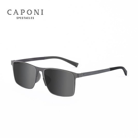 CAPONI New Germany Design Sun Glasses For Male Sports Comfortable Polarized Eyewear UV400 Ray Protected Men Sunglasses CP18025