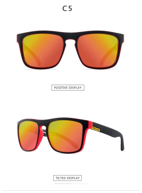 DJXFZLO 2022 New Fashion Guy's Sun Glasses Polarized Sunglasses Men Classic Design Mirror Square Ladies Sun Glasses Women