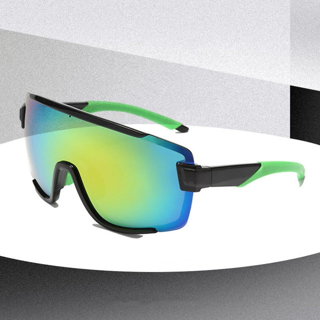 Emosnia Oversized Classic Men Sunglasses Women One Piece Brand Design Windproof Sun Glasses Sports Shield Big Frame Male UV400