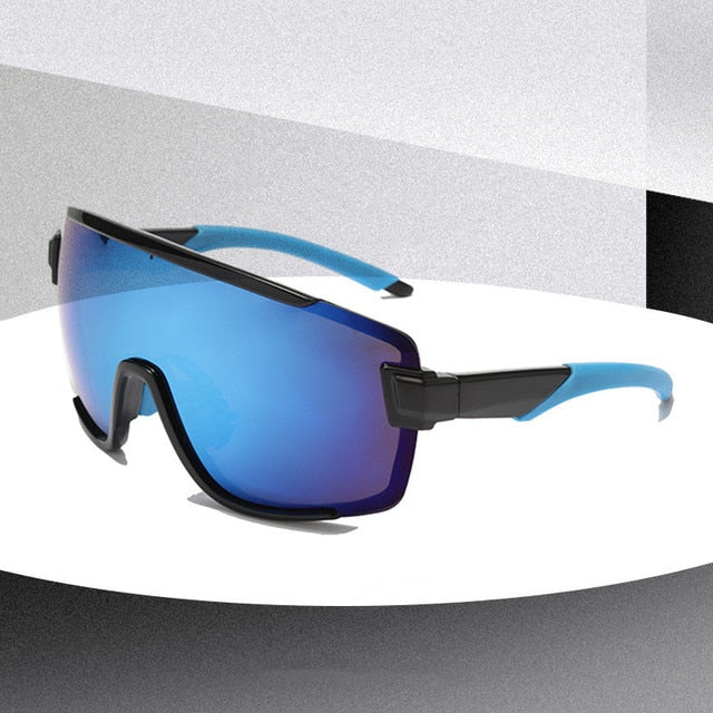 Emosnia Oversized Classic Men Sunglasses Women One Piece Brand Design Windproof Sun Glasses Sports Shield Big Frame Male UV400