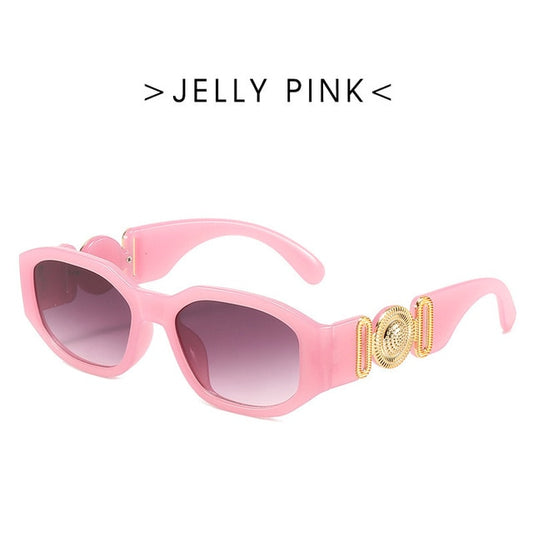 Vintage Small Rectangle Sunglasses | Women & Men | UV400 Retro Cutting Lens Gradient Square Fashion