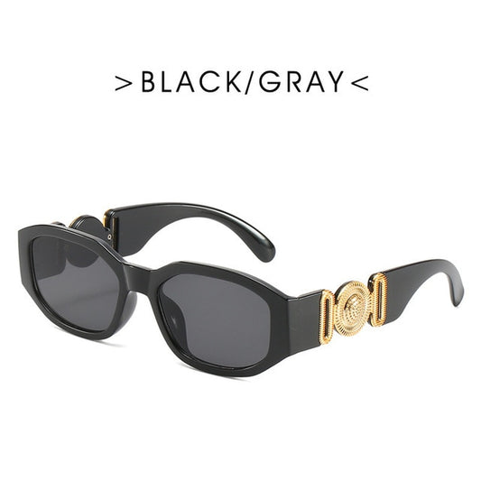 Fashion Brand Design Vintage Small Rectangle Sunglasses Women Men Retro Cutting Lens Gradient Square Sun Glasses Female UV400
