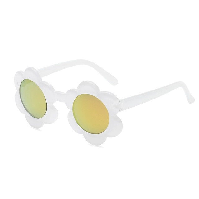 Fashion Daisy Kids Sunglasses Flower Shades Children Sun Glasses Girls Baby Creative Eyeglasses UV400 Outdoor Protection Eyewear