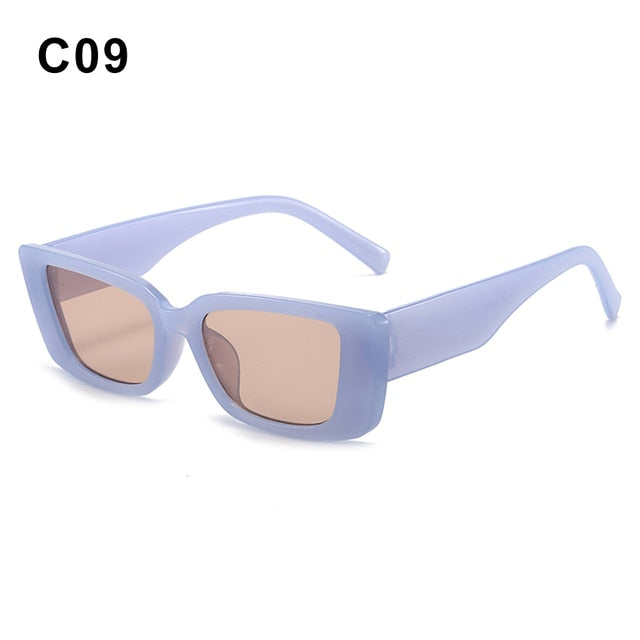 Fashion Square Sunglasses Woman Vintage Cat Eye Design Sun Glasses Female Male Personality Cool Retro Black Cateye Oculos