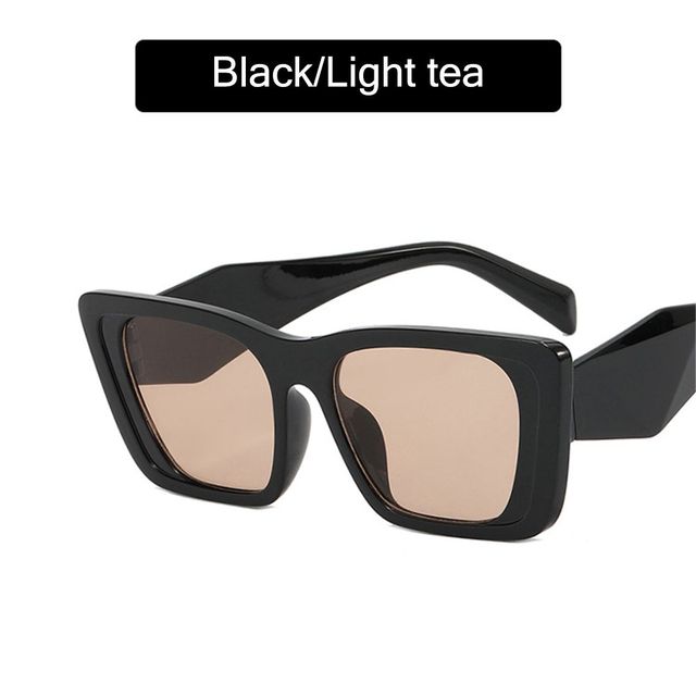 Fashion Square Sunglasses Woman Vintage Cat Eye Design Sun Glasses Female Male Personality Cool Retro Black Cateye Oculos