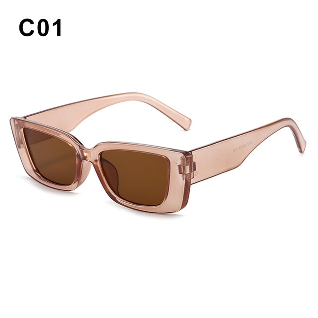 Fashion Square Sunglasses Woman Vintage Cat Eye Design Sun Glasses Female Male Personality Cool Retro Black Cateye Oculos