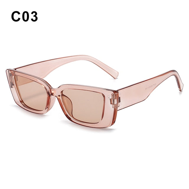 Fashion Square Sunglasses Woman Vintage Cat Eye Design Sun Glasses Female Male Personality Cool Retro Black Cateye Oculos