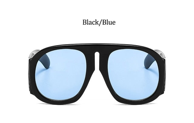 Gradient lens pilot Women sunglasses Oversized fashion Brand Big frame Transparent sunglasses Woman 2021 clear shades eyewear