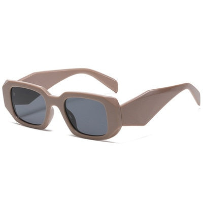 Brand Designer Women Sunglasses 2022 Vintage Ladies Irregular Square Sun Glasses Men Women UV Protection Outdoor Shades Eyewear