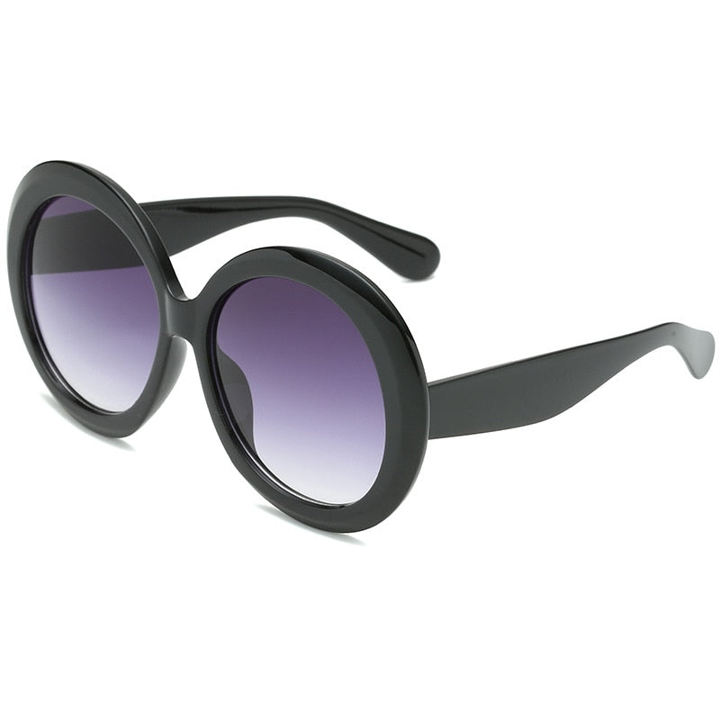 LeonLion Round Oversized Sunglasses | Women & Men | UV400 Vintage Oval Luxury Fashion