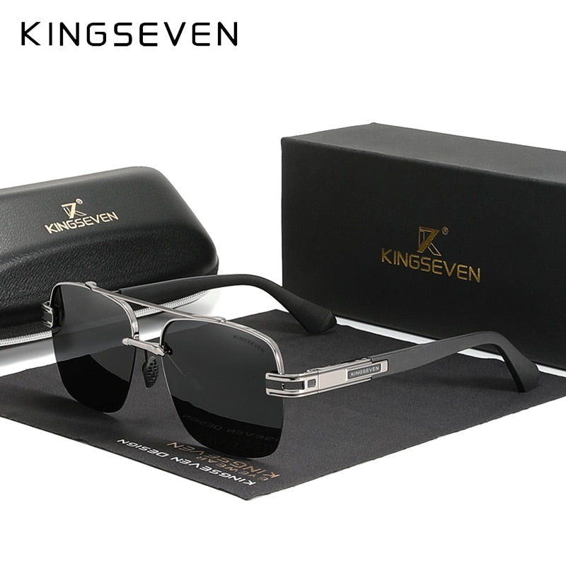 KINGSEVEN 2022 Brand New Design Sunglasses For Men Polarized Gradient Sun glasses Women Men Square Retro Eyewear Okulary