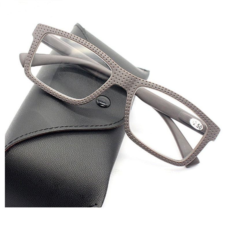 Seemfly Fashion Men Women Reading Glasses Frame Retro Classic Presbyopic Eyeglasses New Ultralight Eyewear Diopter +1.0 To +3.5