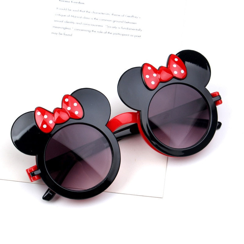 2021 Cartoon Lovely Kids Sunglasses Bear Shape Frame Girls Children Sun Glasses Round Street Beat Baby Boy Eyeglasses Cute Shade