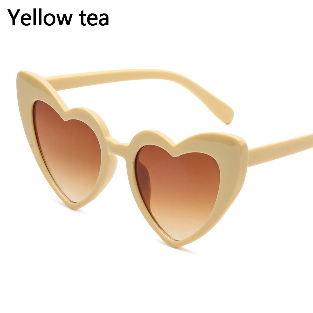 Heart Sunglasses Women Brand Designer Cat Eye Sun Glasses Female Retro Love Heart Shaped Glasses Ladies UV400 Protection