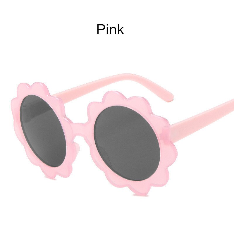 Vintage Kids Sunglasses Child Sun Glasses Round Flower Gafas Baby Children UV400 Sport Sunglasses Girls Boys Oculos De Sol