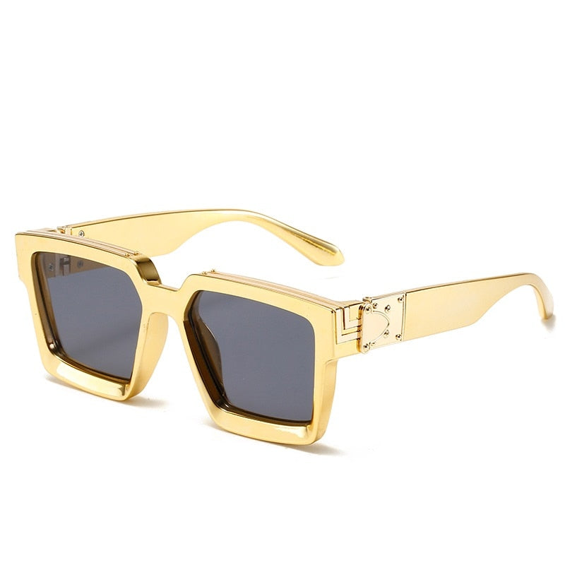 CRIXALIS Fashion Steampunk Sunglasses Women 21 Colors Luxury Brand Square Anti-glare Driving Sun Glasses For Men zonnebril dames