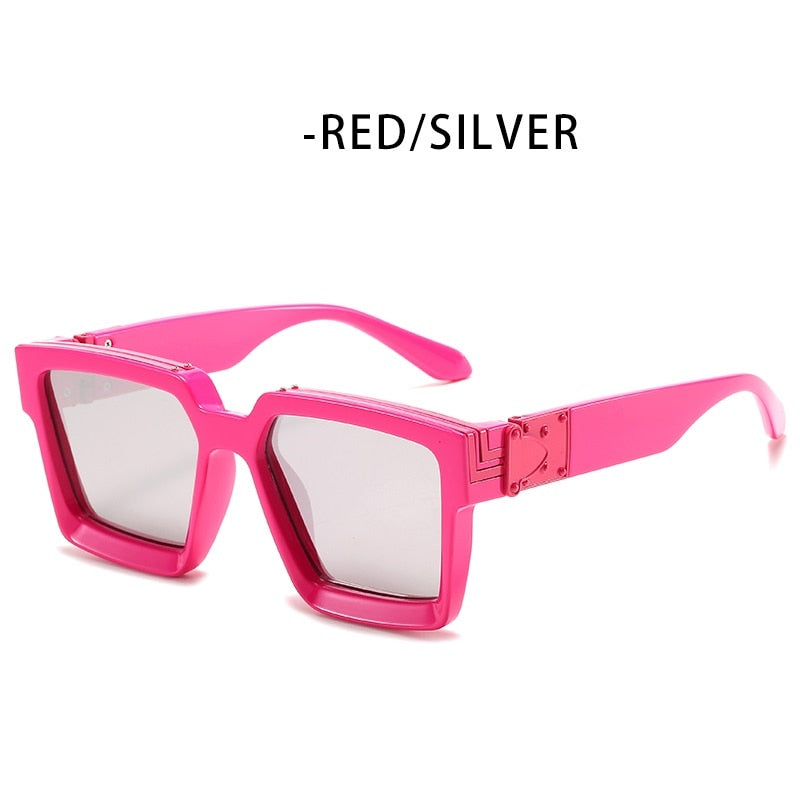 ZFYCOL Steampunk Sunglasses Men 2023 Luxury Brand Designer Retro Trend Sunglasses Women Square Anti-Glare Driving Glasses Male