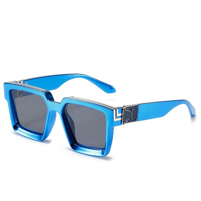 CRIXALIS Fashion Steampunk Sunglasses Women 21 Colors Luxury Brand Square Anti-glare Driving Sun Glasses For Men zonnebril dames